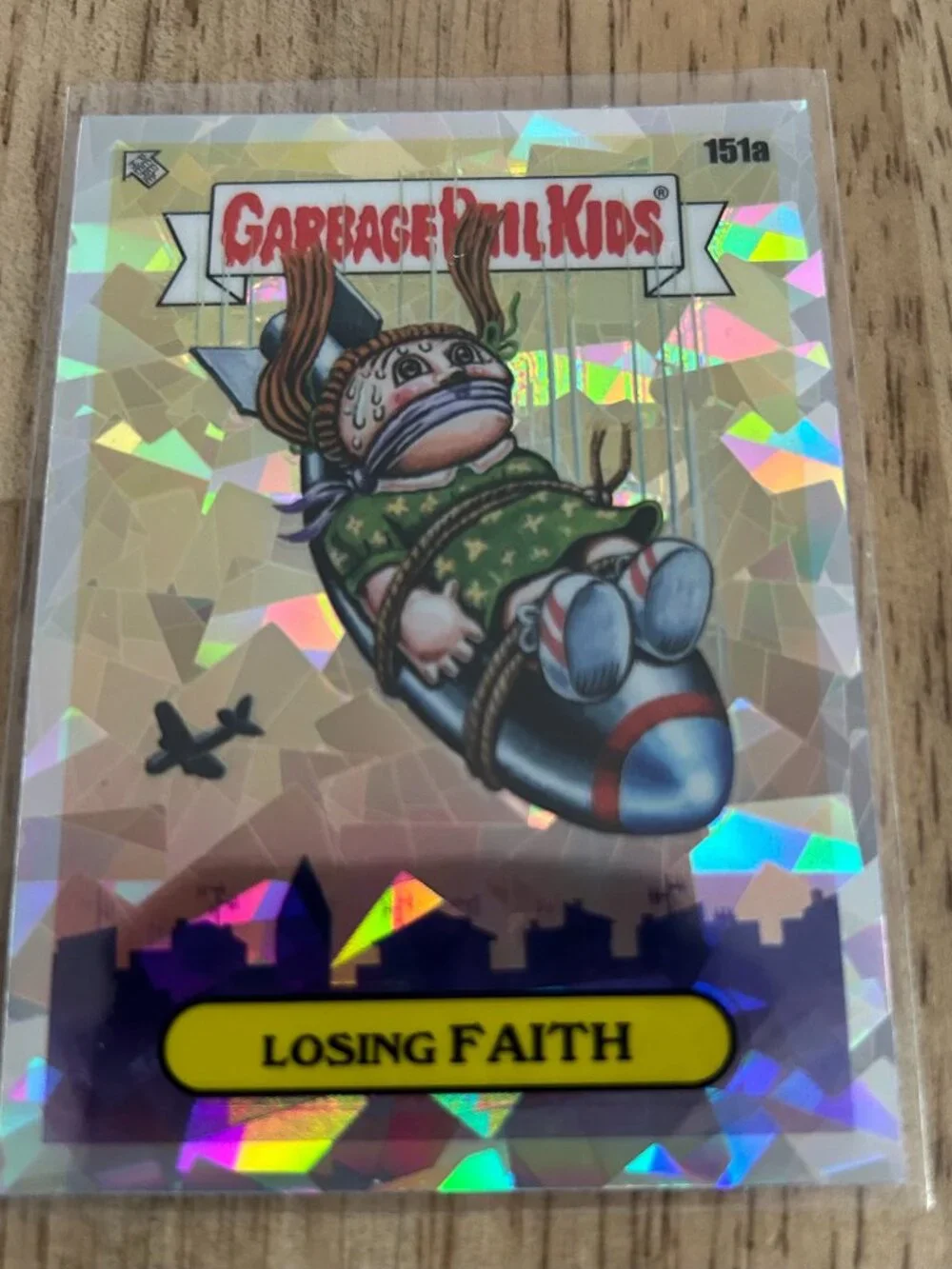 Garbage Pail Kids 2022 Losing Faith ~ Cracked Ice ~ MINT & RARE